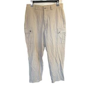 Vtg Y2K 90s Polo By Ralph Lauren Cargo Pants Military Gorpcore 33X32 Preppy Prep